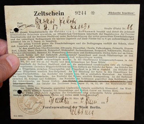 Zeltschein forstverwaltung - zeltschein, ,forstverwaltung