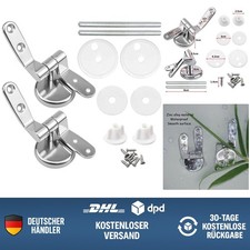WC Sitz Scharniere Ersatz 1 Paar Zinklegierung Toilettendeckel Ersatzteile