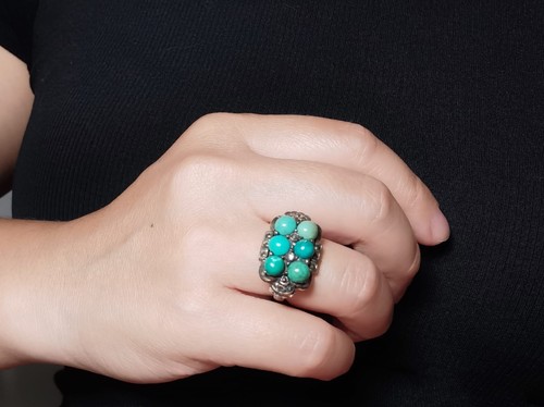 Antiker ring 835 silber - antiker,