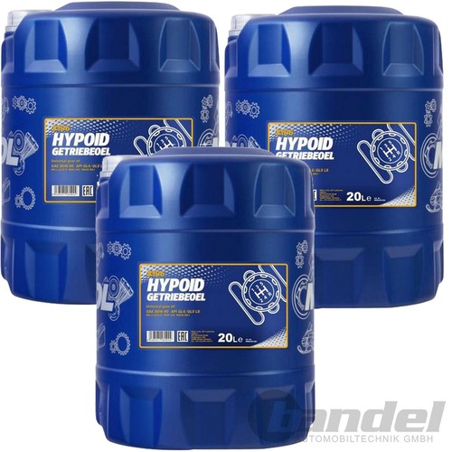 3x20 liter sae 80w90 - liter, mannol