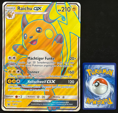 Pokemon raichu xxl karte - -,
