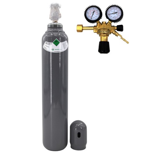 Gasflasche mit reduzierer - gasflasche,