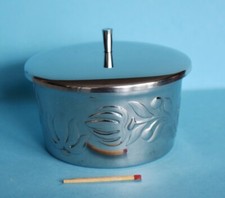 Vintage Alfra Alessi déposé 18/10 Stainless Steel runde Butter ? Deckel Dose