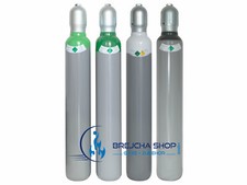 Gasflasche 10 Liter Argon Sauerstoff Schutzgas C 18 Stickstoff fabrikneu gefüllt