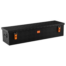 ALUBOX® RL86B Riffelblech Alukiste 118x35x26 cm Transportkiste Schwarz B-Ware