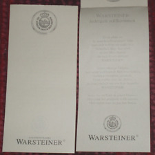 Kellnerblock Warsteiner