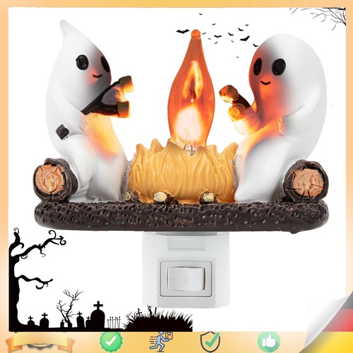 Halloween ghost campfire decor - halloween,