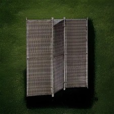 Merxx Paravent Raumteiler Wicker 183 x 183 cm, Sichtschutz, Kunststoffgeflecht