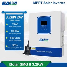 Solar Wechselrichter Hybrid 24V 3200W off Grid Reinen Sinus MPPT 100A 60-550VDC