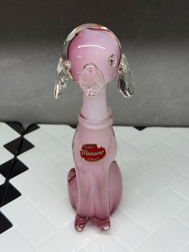 Murano glas figur - murano, pudel