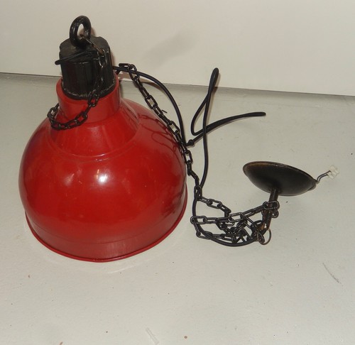 Lampe impressionen rot metall - lampe,