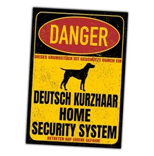 Deutsch Kurzhaar DK Dog Schild
