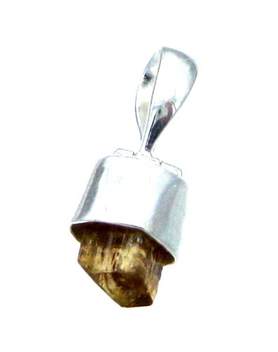 Anhänger rohstein goldtopas - anhänger,