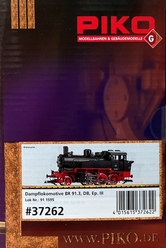 Piko 37262 dampflok 91 3 - piko, g-dampflok