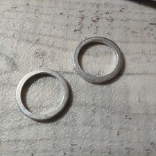 2x Alte Massive Silber Ringe
