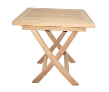 Premium Teak kleiner Kaffee Tisch Gartentisch Beistelltisch Holztisch 53x53 cm