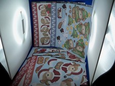 KANBAN Grußkarten basteln "Weihnachtsbär" 11 Bögen mit vorgestanzten 3D Motiven