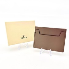 Rolex Kartenetui Leder Grau