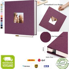 Fotoalbum Selbstklebend Leinen