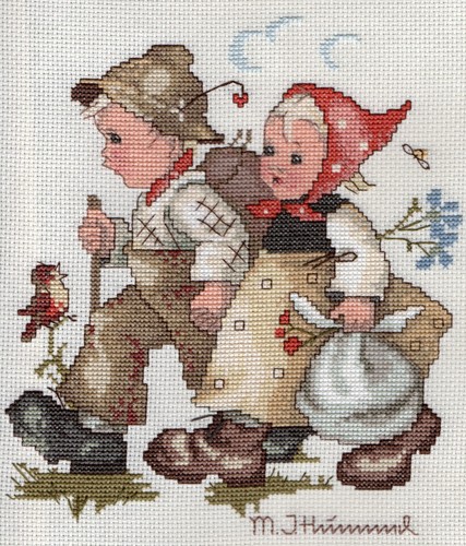 Hummel stickbild kreuzstich - hummel-stickbild,,
