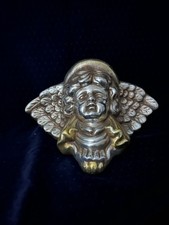 Barocke Wandkonsole Engelskopf