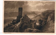 Künstler AK. Burg Gutenfels ( Astudin - Gravüren- Serie ) Feldpost KÖLN