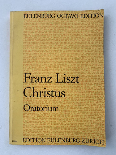 Noten liszt christus - noten, .