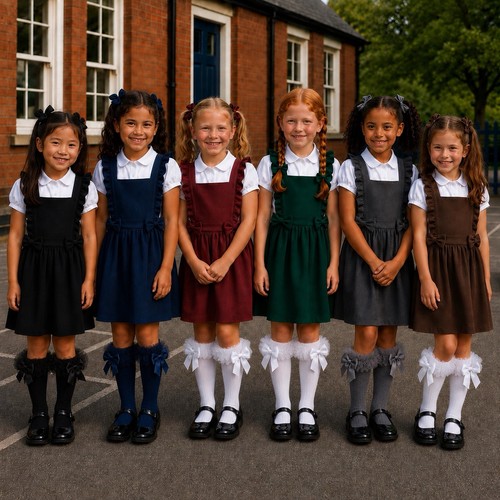 Mädchen schul trägerkleid - schul,