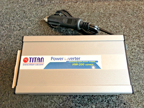 Titan power inverter - power, 200w