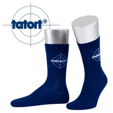 Tatort-Socken, 80% Bio