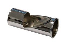 Auspuff Pfeife Chrom Endrohr Exhaust tip 50 - 52mm für Mercedes W114 / W115