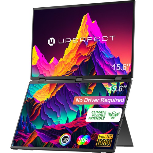 Zoll 1080p dual - 15,6, tragbarer