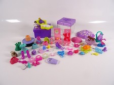 Polly Pocket Konvolut Zubehör Ersatzteile Kleidung Taschen über 40 Teile (19396)