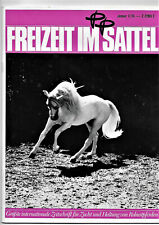 Freizeit im Sattel Zucht und Haltung von Robustpferden 1/1974 Haflinger