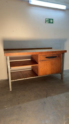Alte werkbank holz vintage - alte,