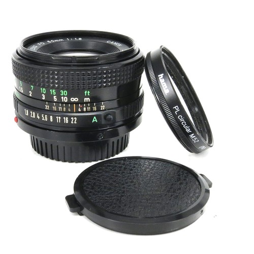 Canon lens 50mm 1 - lens, fd