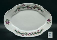 Große Art Deco Platte aus dem Niemeyer Service von 1920 für Meissen 35 cm 1.Wahl