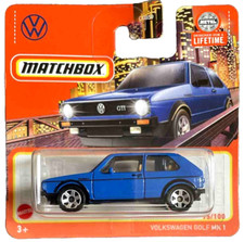 Matchbox VW Volkswagen '76 Golf GTI MK1 Rabbit 95/100 1:64 Modellauto Spielzeug