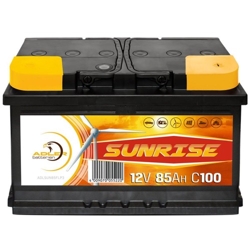 Solar akku 12v - 85ah, adler