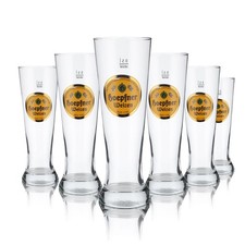 6x Hoepfner Glas 0,5l