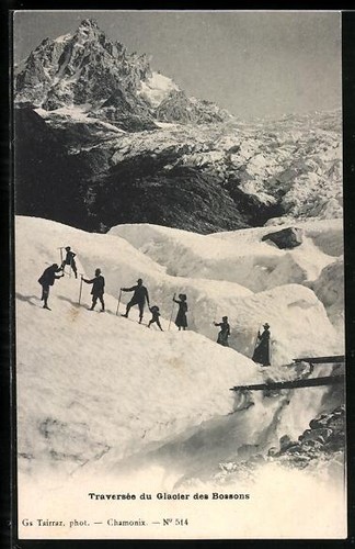 Ansichtskarte glacier des - glacier,