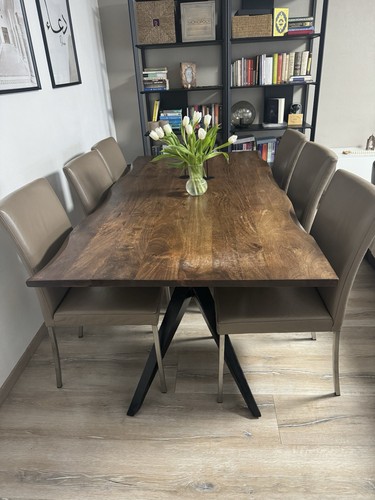 Essstühle echtleder taupe - in,