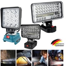 LED Taschenlampe Arbeitsleuchte Für Makita Li-ion Akku 18V Strahler Licht 6000K