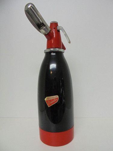 Vintage sodaflasche siphon - vintage,