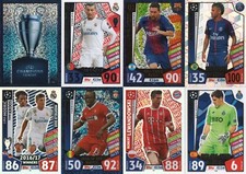Match Attax 2017/18 Champions League Einzelkarten Nr. 1–306