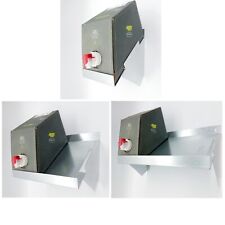 Für JuiceBox Getränkesirup Box Wandhalter Regal Metall silber Varianten B-Ware