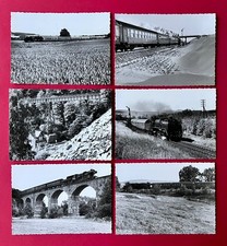 6 x DDR Eisenbahn Foto