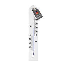 Außenthermometer 40cm Weiß