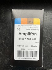 Amplifon Hörgeräte Batterien 312 Braun 24607 756 406 ,6 x6 = 36 cells Neu + Ovp