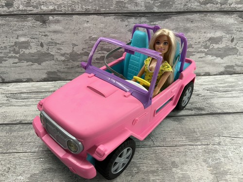 Barbie rosa jeep - rosa, 4